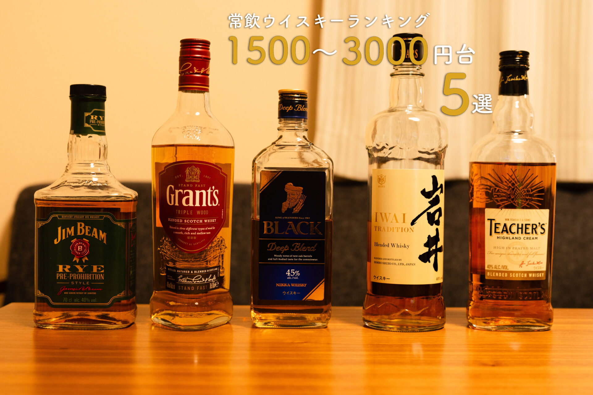 ウイスキーボトル