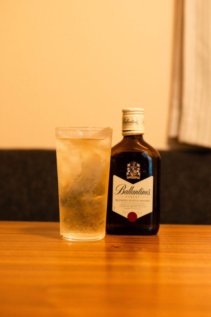 バランタイン　ファイネスト　ハイボール